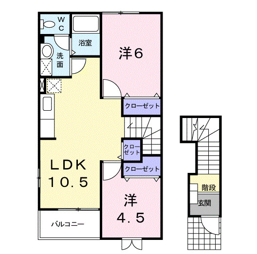 サンリットｙＡの間取り