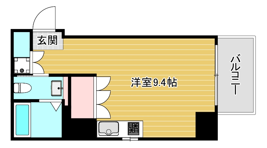 レオンコンフォート弁天町の間取り