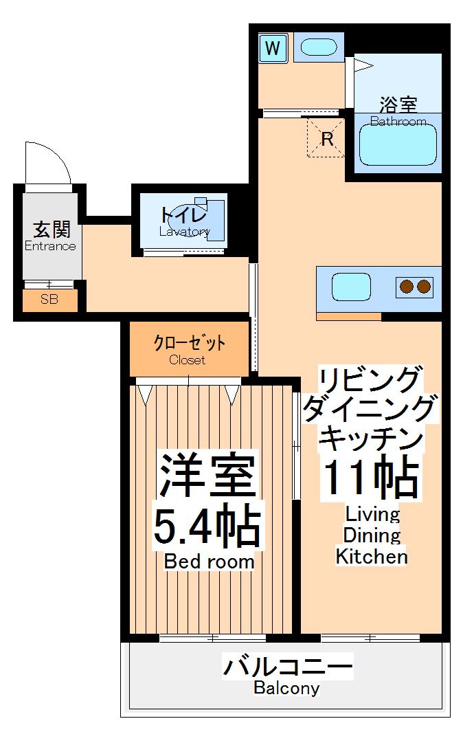 ボヌールの間取り