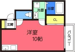 大阪府高槻市川西町３の賃貸アパートの間取り