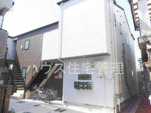 大阪府高槻市川西町３の賃貸アパートの外観
