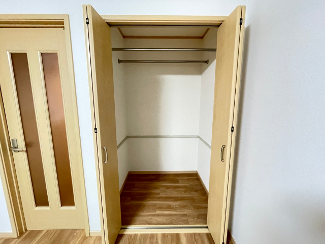収納　クローゼットです