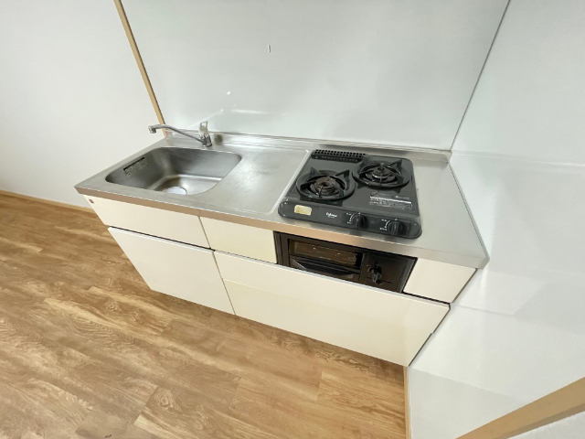 キッチン　シ２口コンロのステムキッチンです