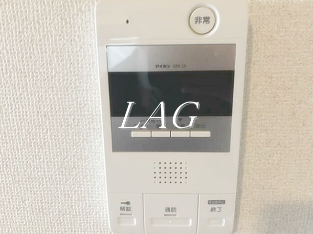 セキュリティ　モニター付きインターホンです。