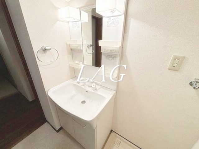 洗面設備　洗面台です。