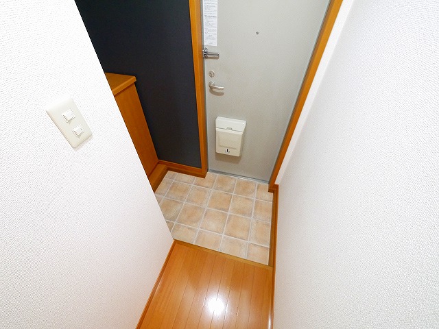 玄関　収納もある玄関です