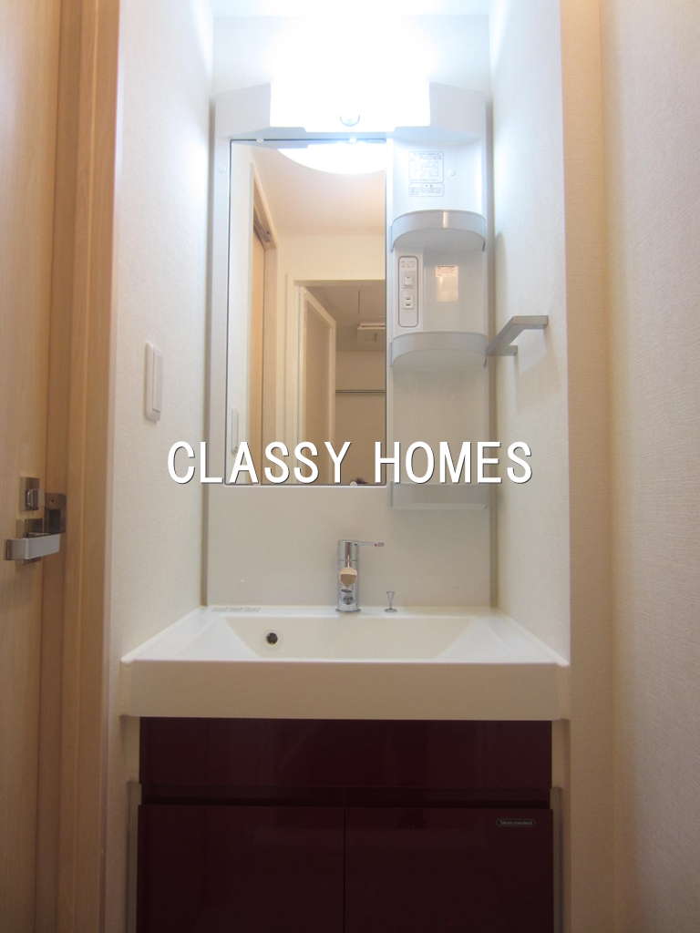 洗面設備　2015年竣工 ディアレイシャス港区海岸：洗面台