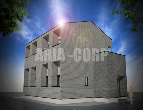 建物外観　2026年完成、大手ハウスメーカー施工のデザイナーズアパート