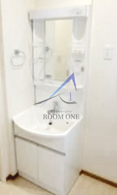 洗面設備　洗面台です。