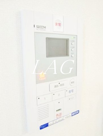 セキュリティ　モニター付きインターフォンです。