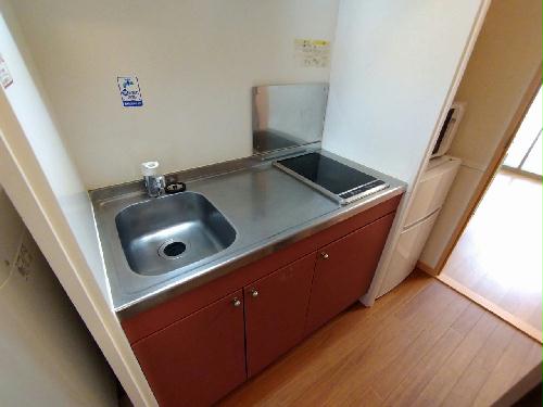 キッチン　シングルレバー設置　シンク広めです♪