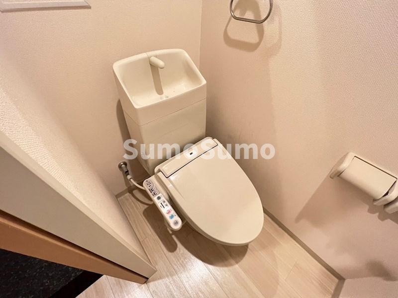 トイレ　ゆったりとした空間のトイレです
