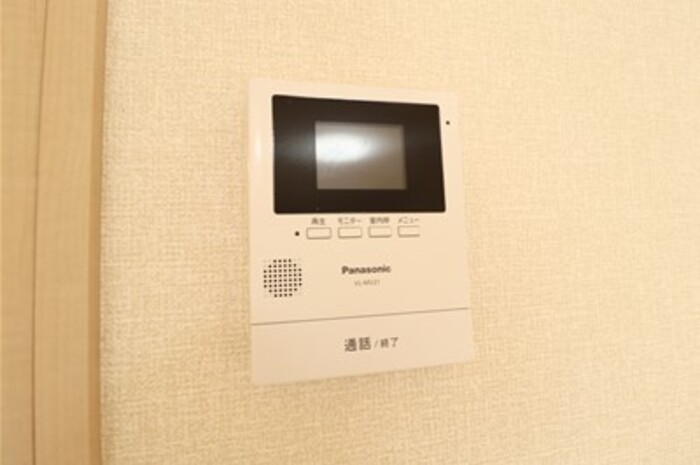 セキュリティ　モニター付きインターホンです