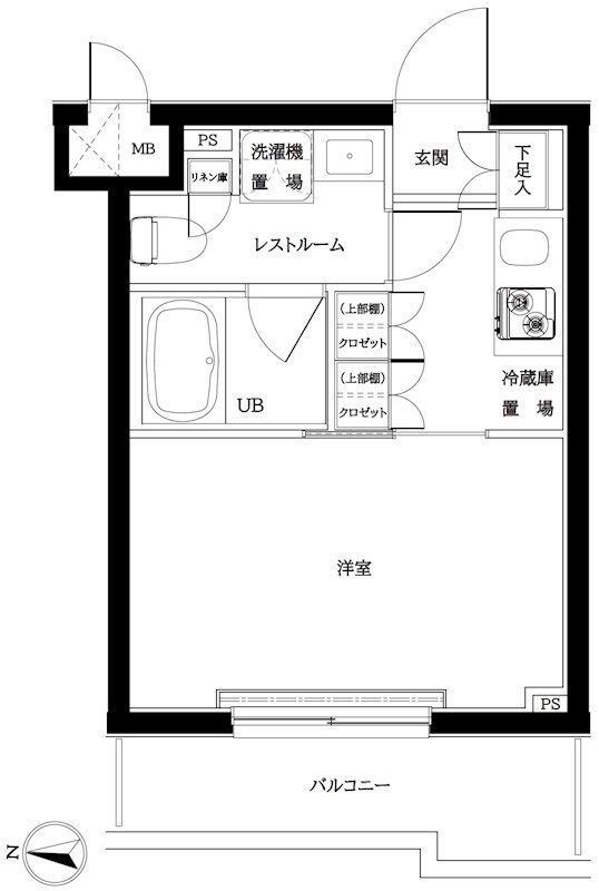 ルーブル武蔵新城弐番館の間取り写真
