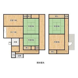 相生市緑ヶ丘戸建の間取り写真
