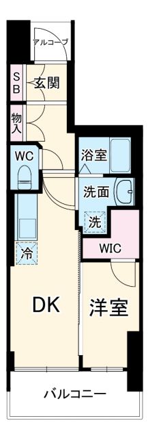 エステムコート名古屋ライブゲートの間取り写真