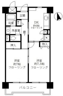ソレイユ西六郷の間取り写真