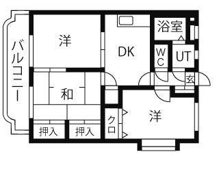 エトワール弐番街弐号館の間取り写真