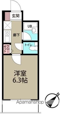 シャトレゲンジの間取り写真