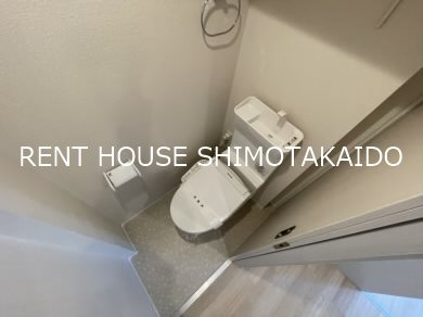 東急世田谷線 松原駅 徒歩1分 5階建 築6年のトイレ写真
