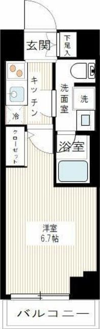 ARCOBALENO MUSASHIKOSUGIの間取り写真