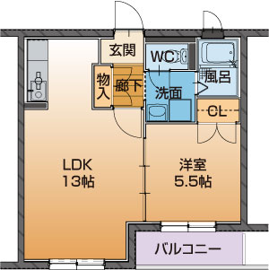 ハートフルタウンＡｉの間取り