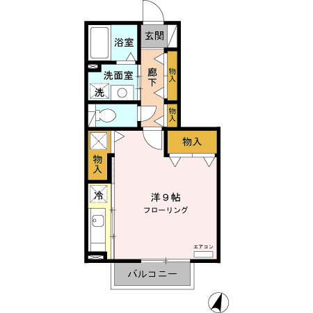 イーグルスＫＴＶの間取り