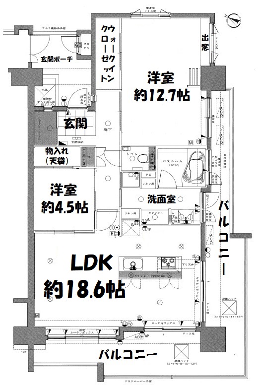 ライオンズ美浜マリンシティの間取り