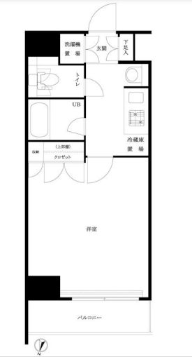 ルーブル中野坂上伍番館の間取り