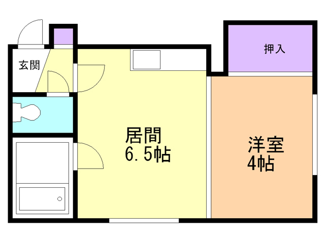 ハイツ２４の間取り