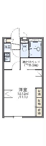 レオパレス柏屋の間取り