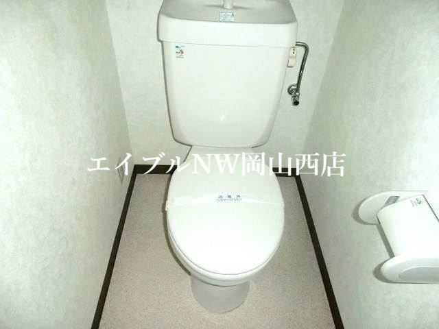 【岡山市中区赤田のマンションのトイレ】