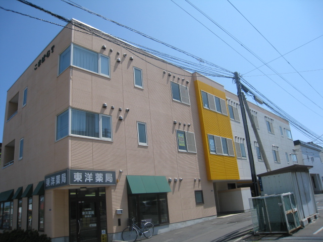 函館市駒場町のマンションの建物外観