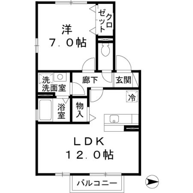 【フォンティーヌの間取り】