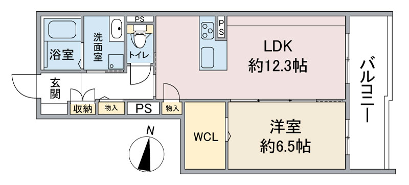 Ｅ－ｓｍｉｌｅ　榎の間取り