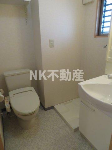 洗面設備　広い洗面スペース