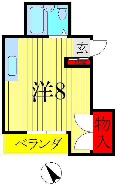 東京都葛飾区青戸６（マンション）の賃貸物件の間取り