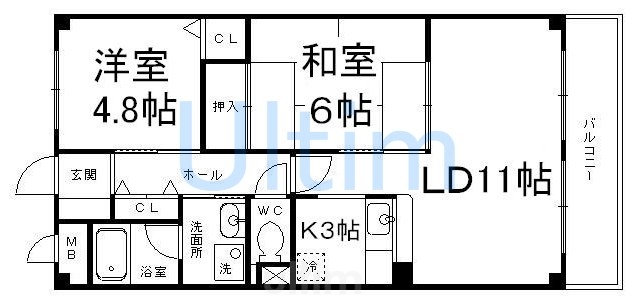 ガレット椋の間取り