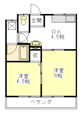 さつき荘の間取り