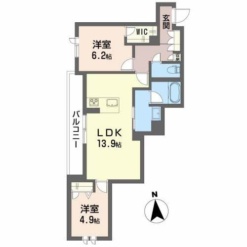 グレイス清水町の間取り