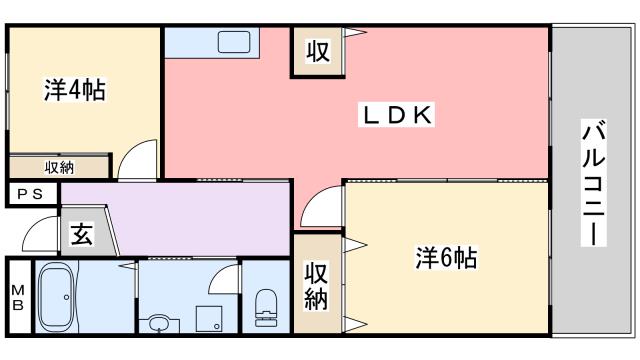 ドミール101の間取り写真