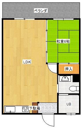 ＳＫニューコーポＡ・Ｂ共同住宅の間取り