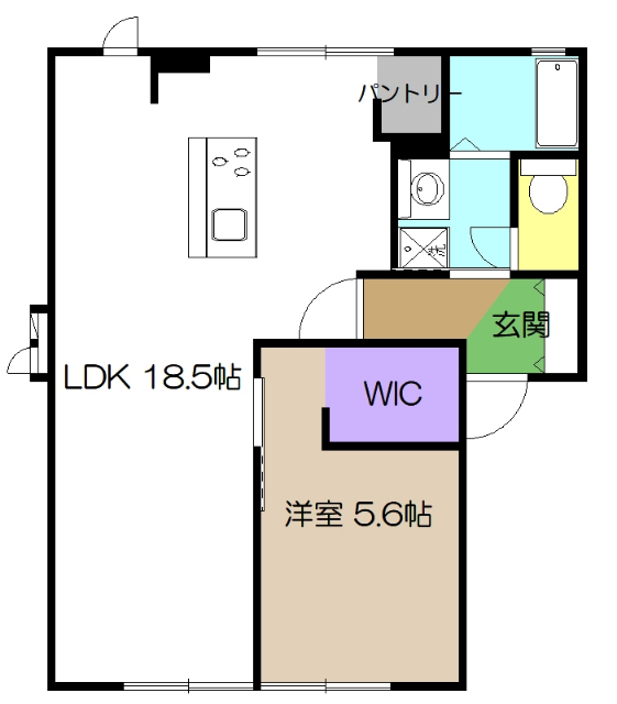 シャーメゾン西久万Ｄ棟の間取り