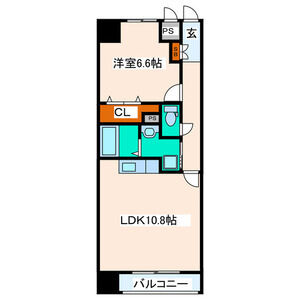 【仙台市宮城野区新田東のマンションの間取り】