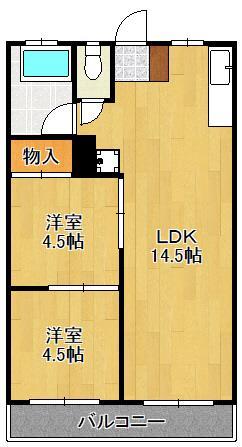 パルコチェントラーレの間取り