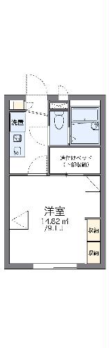 レオパレス虹の松原の間取り