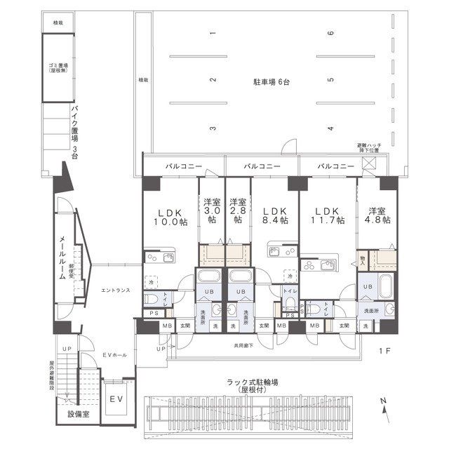 【北九州市小倉北区紺屋町のマンションのその他】