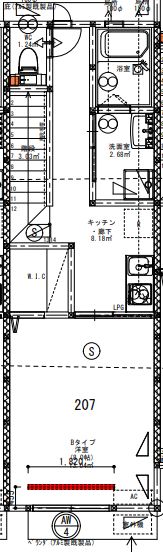 長者町APの間取り