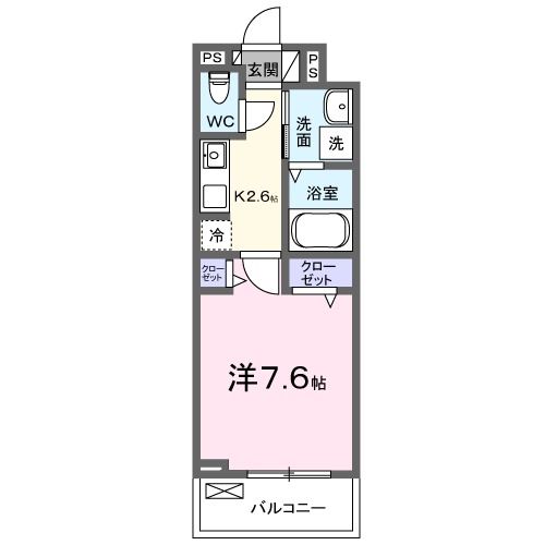 ファースト　スターの間取り