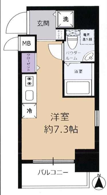 【ベルエ難波西の間取り】